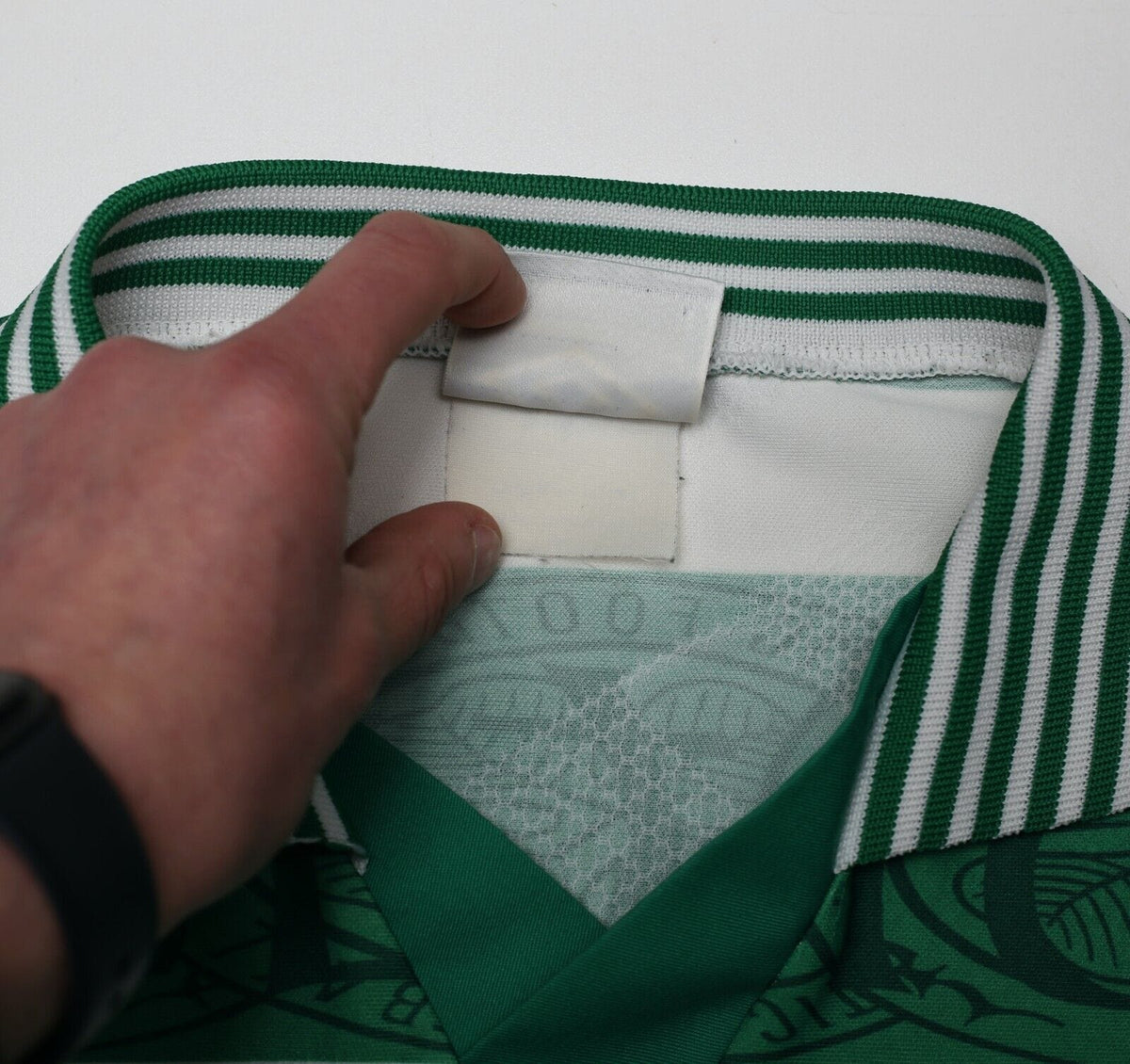 1995/97 DI CANIO #7 Celtic Vintage Umbro Home Football Shirt Jersey (L)