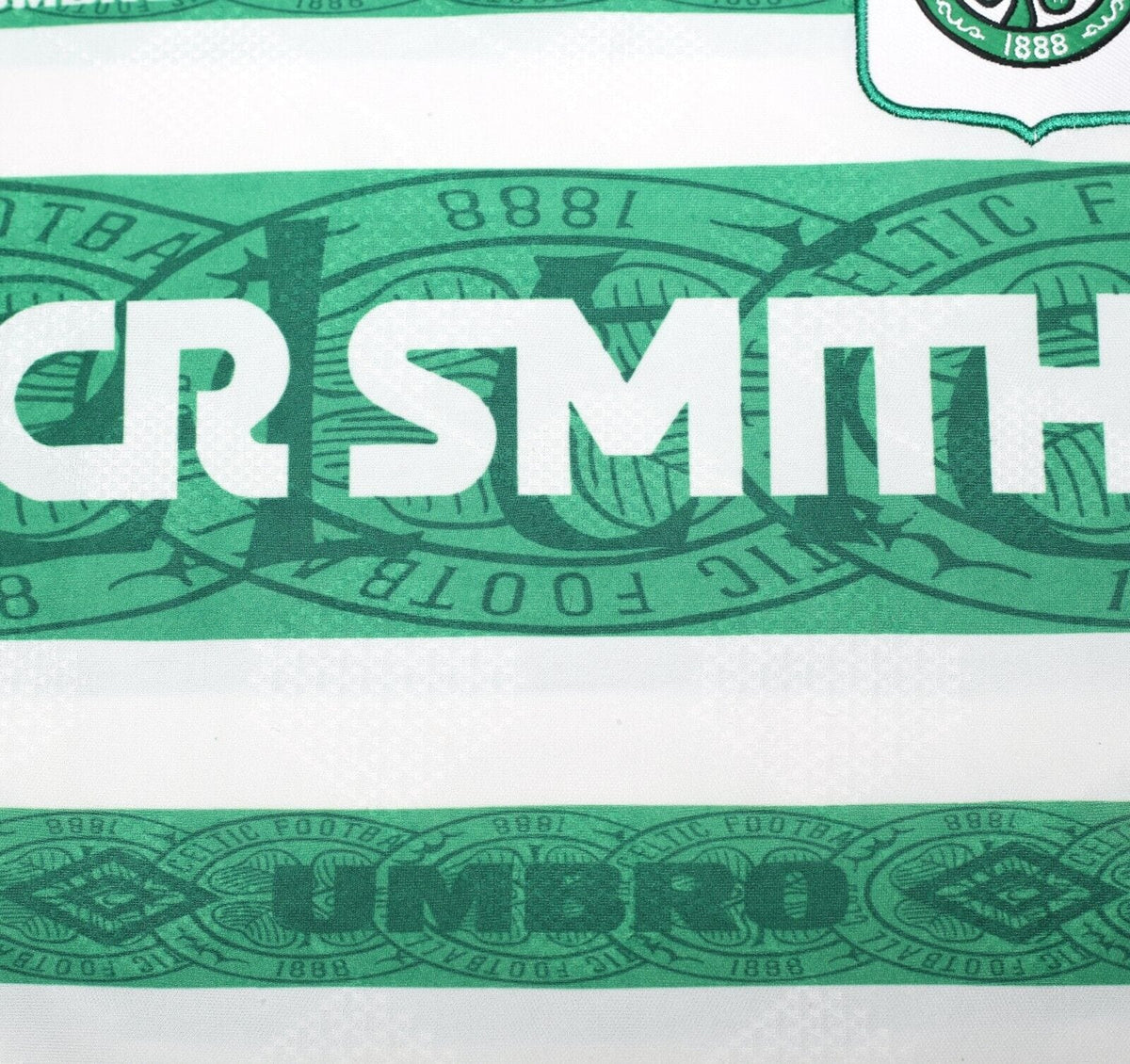 1995/97 DI CANIO #7 Celtic Vintage Umbro Home Football Shirt Jersey (L)