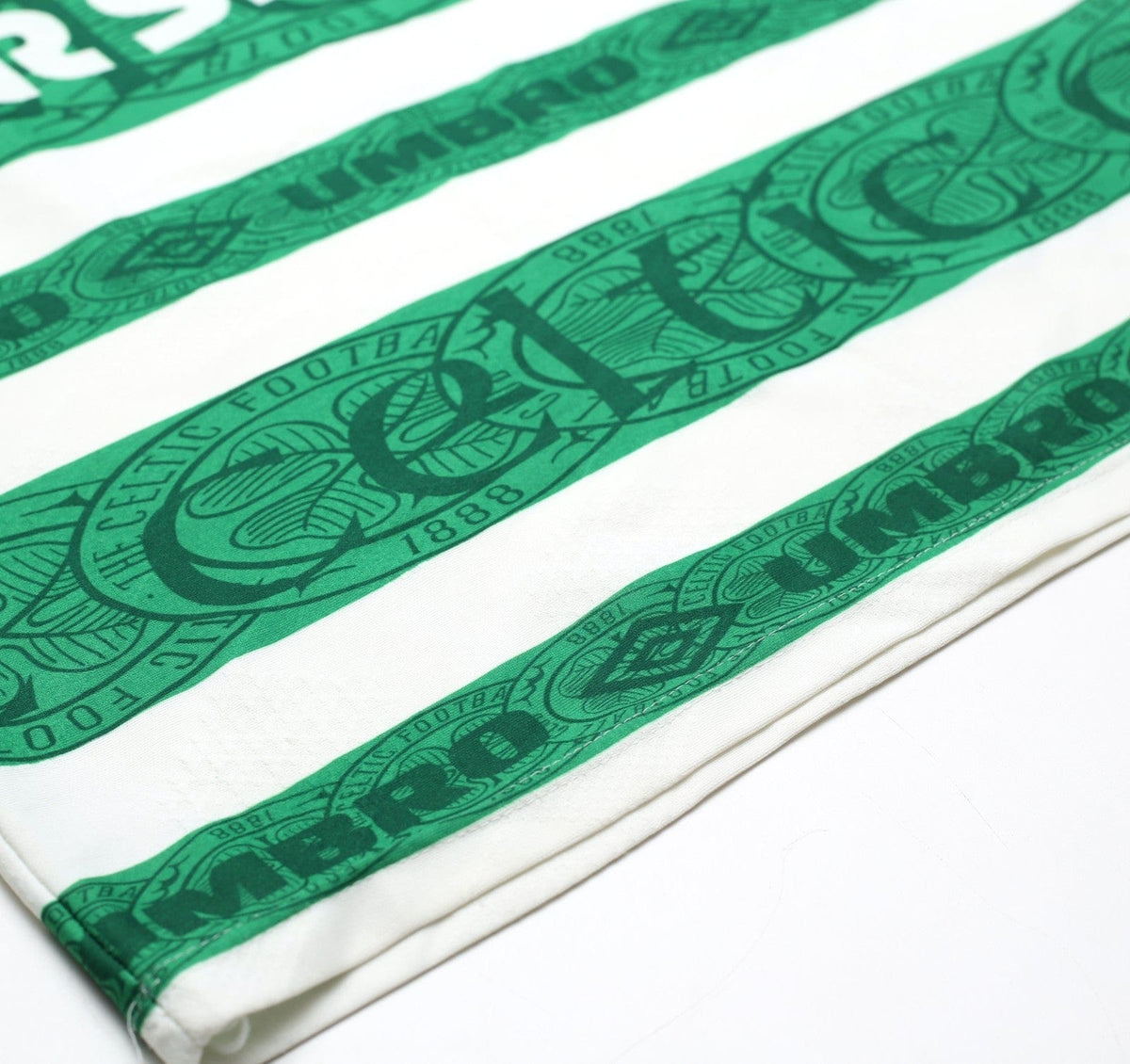 1995/97 DI CANIO #7 Celtic Vintage Umbro Home Football Shirt Jersey (M)