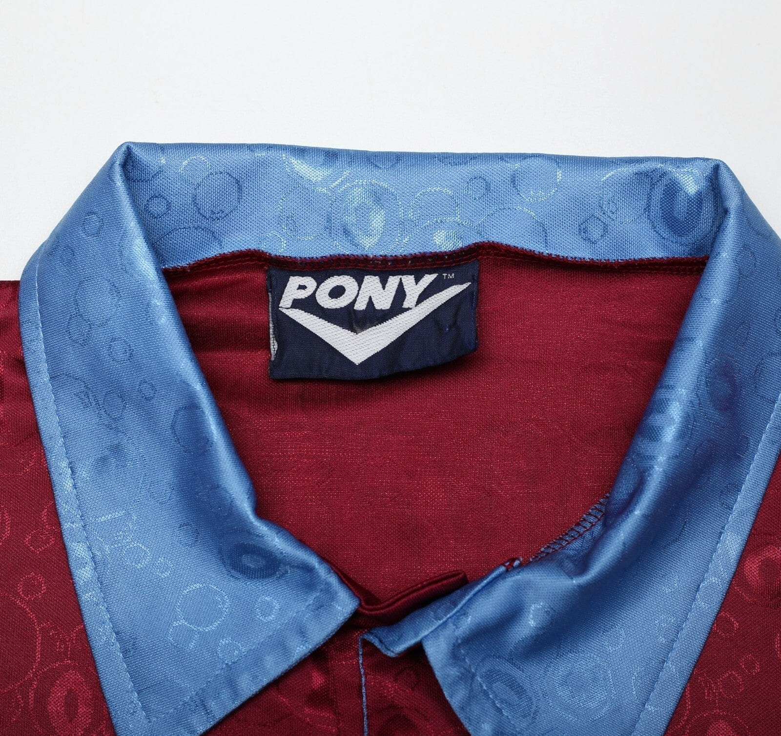 1995/97 DICKS #3 West Ham United Vintage PONY Football Shirt (L)