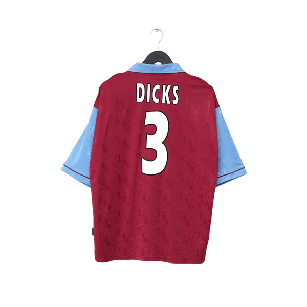 ウェア West Ham United F.C. 1993-1995 PONY Very Rare 1993/95 West Ham United Pony Home Soccer Jersey