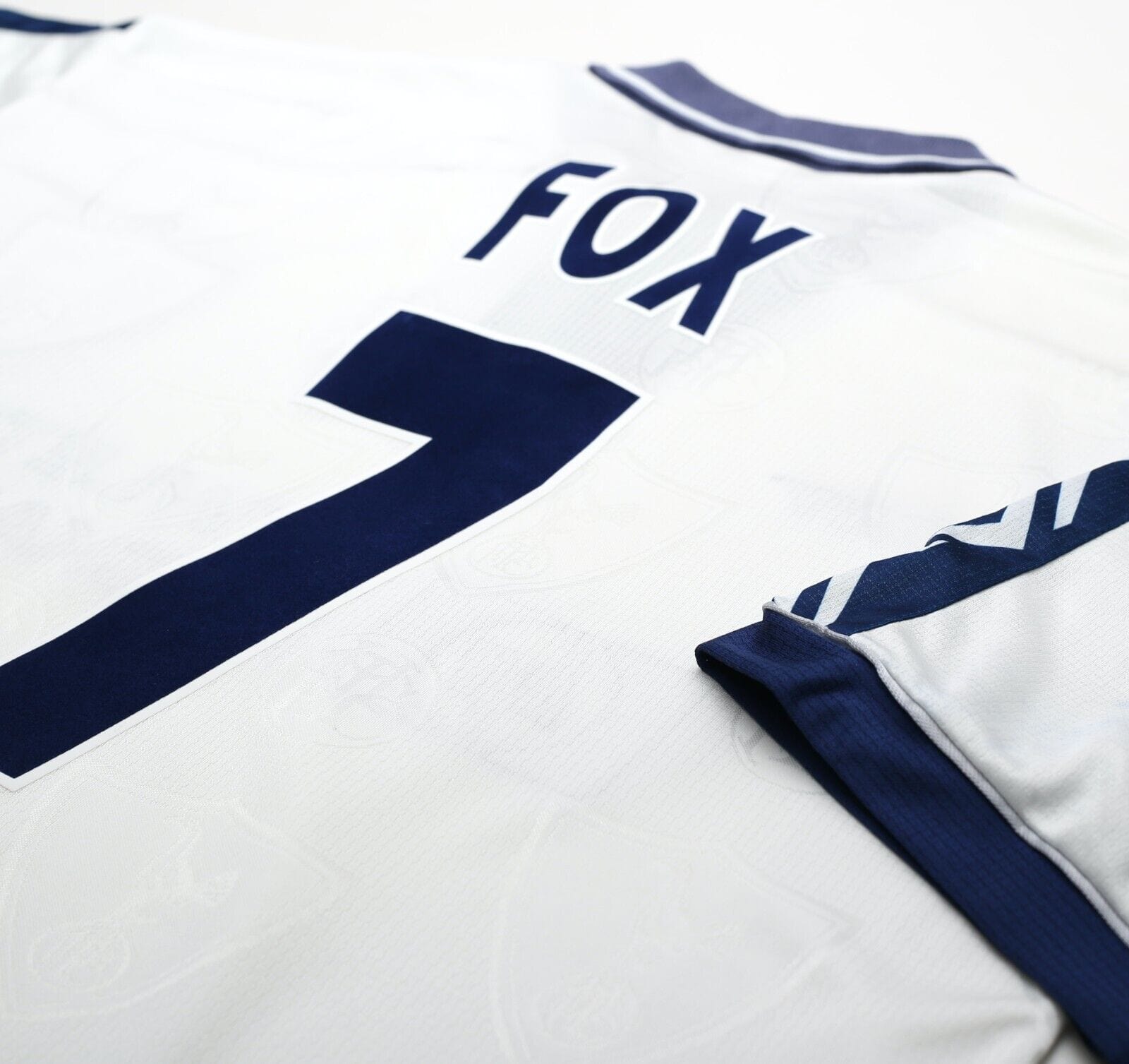 1995/97 FOX #7 Tottenham Hotspur Vintage PONY Home Football Shirt (L)