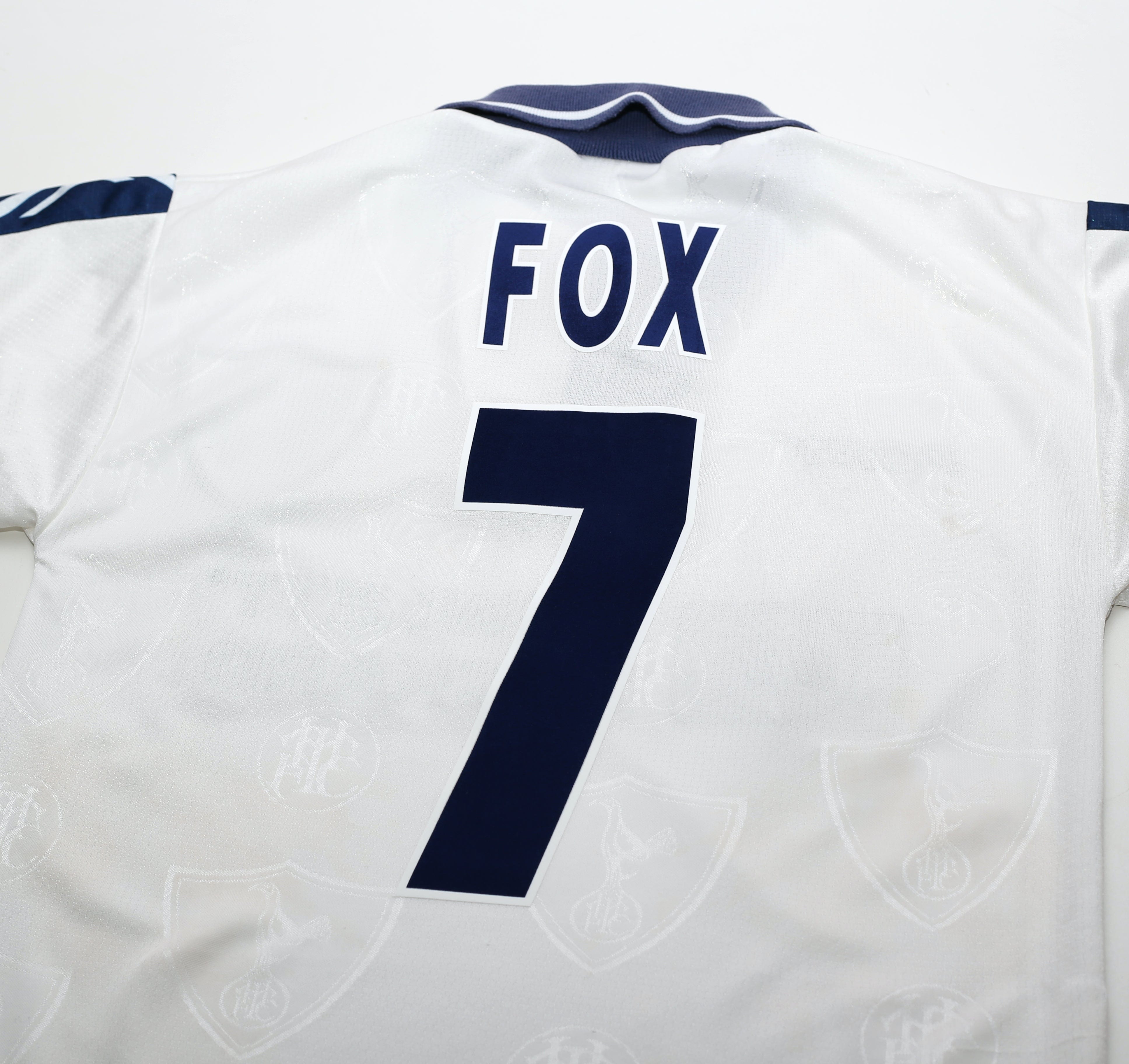 Pony Maillot Tottenham M/L rétro Vega 24 domicile 1996-1997 (flocage rétro Pony Maillot Tottenham M/L rétro Vega 24 domicile 1996-1997 (flocage rétro