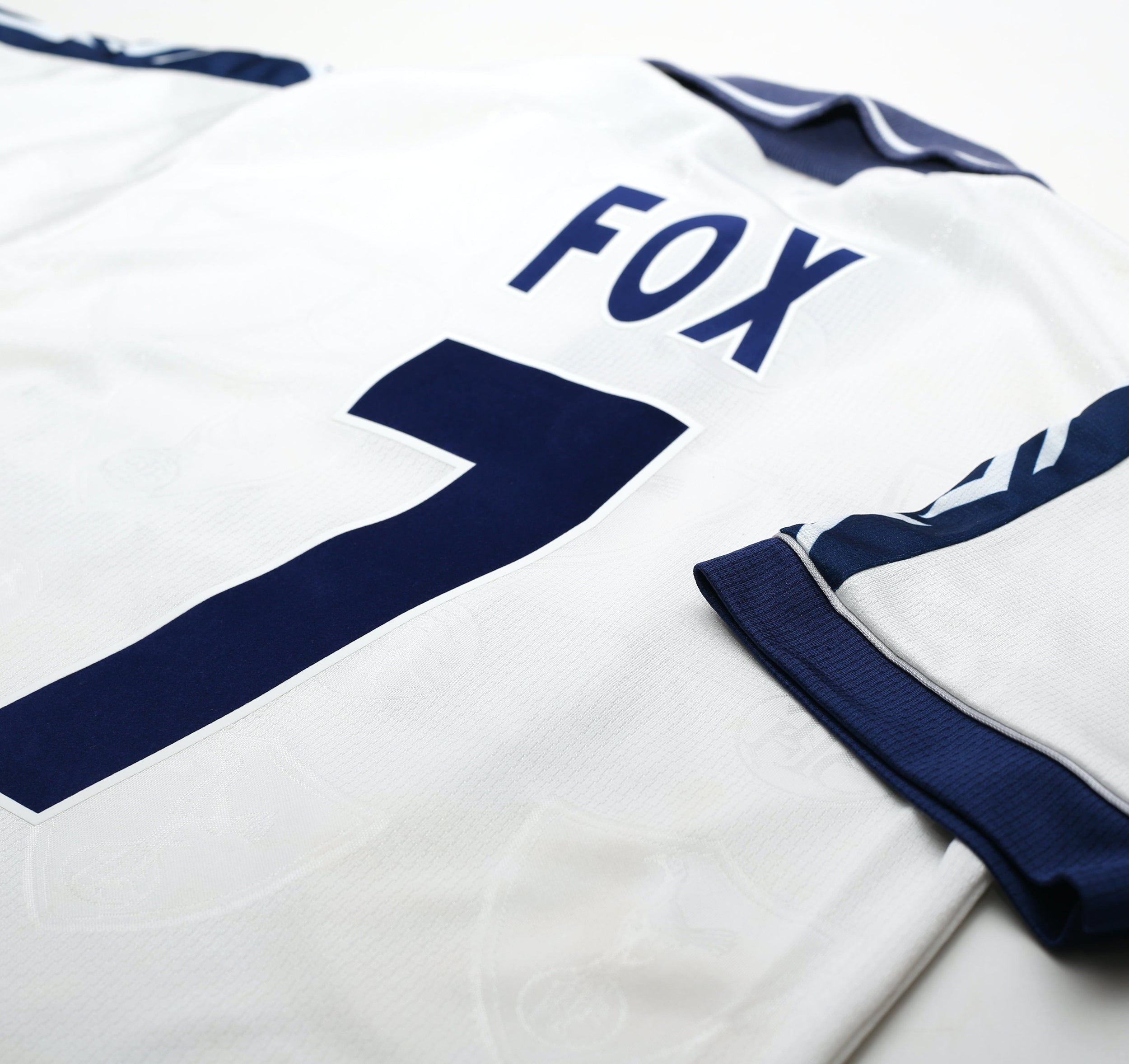 1995/97 FOX #7 Tottenham Hotspur Vintage PONY Home Football Shirt (S)