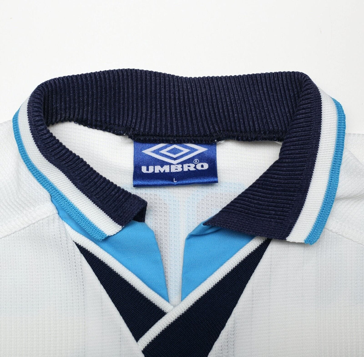 1995/97 GASCOIGNE #8 England Vintage Umbro Home Football Shirt (M/L) Euro 96