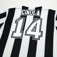 1995/97 Ginola #14 Newcastle United Retro adidas Football Shirt (XL)