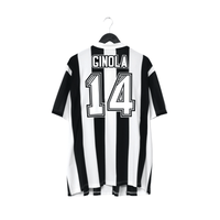 1995/97 Ginola #14 Newcastle United Retro adidas Football Shirt (XXL)