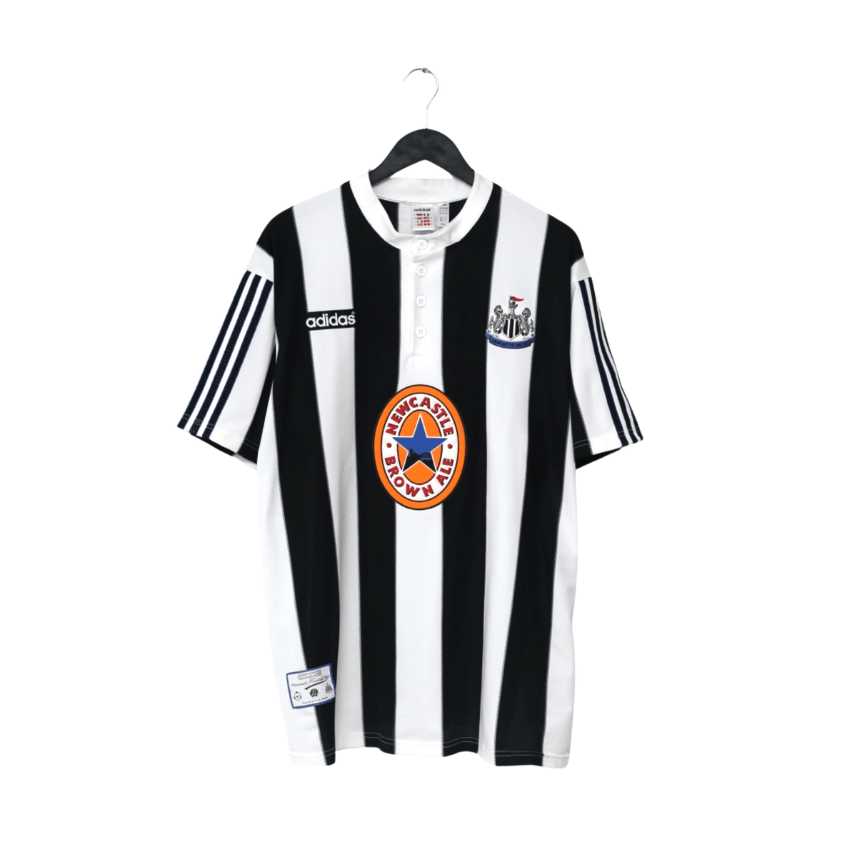 1995/97 Ginola #14 Newcastle United Retro adidas Football Shirt (XXL)