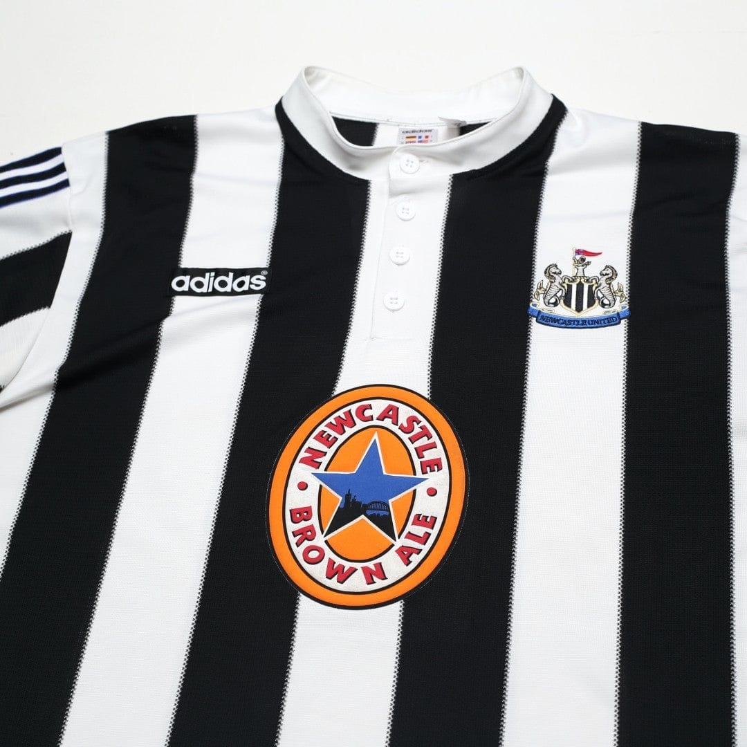 1995/97 Ginola #14 Newcastle United Retro adidas Football Shirt (XXL)
