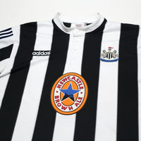 1995/97 Ginola #14 Newcastle United Retro adidas Football Shirt (XXL)