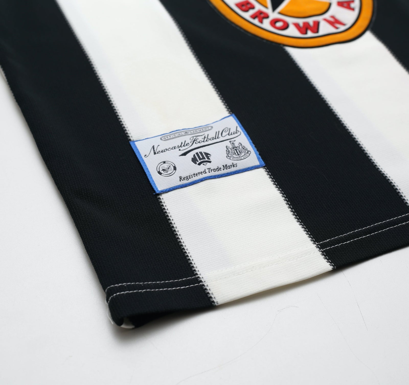 1995/97 GINOLA #14 Newcastle United Vintage adidas Home Football Shirt (S)