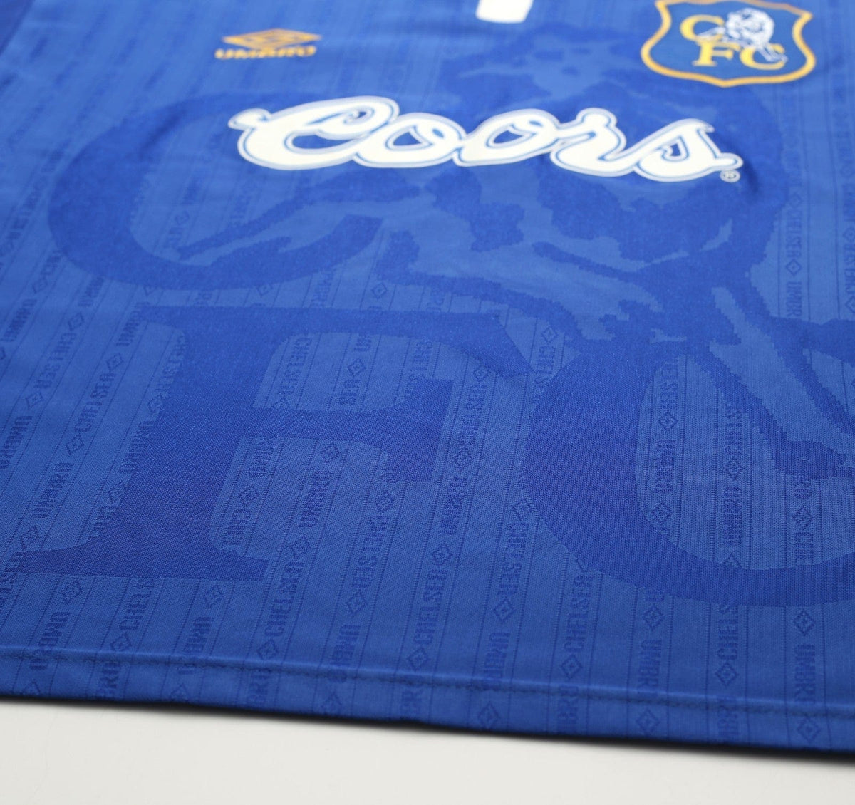 1995/97 GULLIT #4 Chelsea Vintage Umbro Home Football Shirt (M)