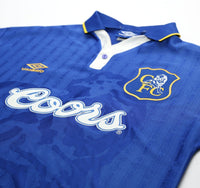 1995/97 GULLIT #4 Chelsea Vintage Umbro Home Football Shirt (M)