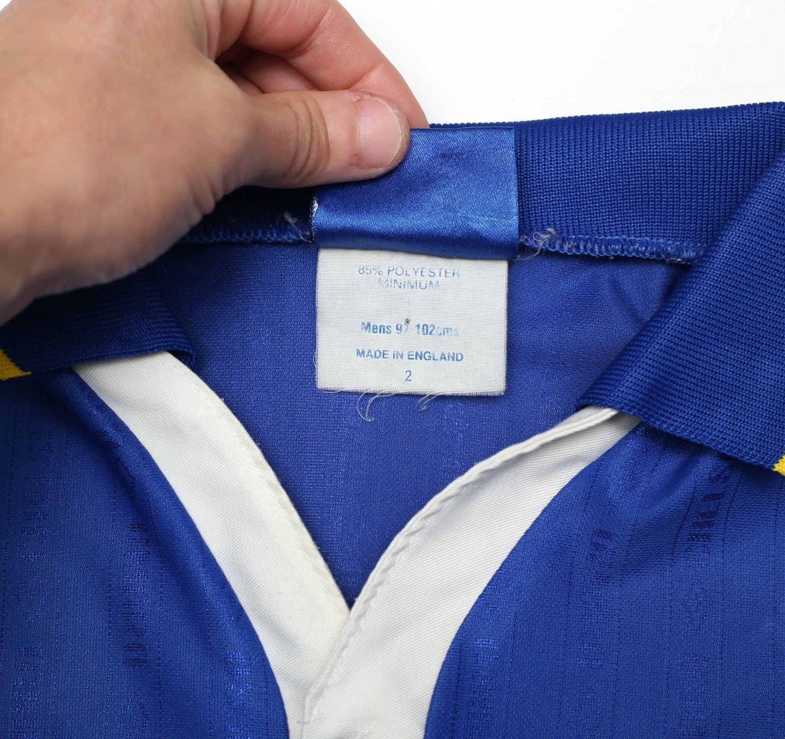 1995/97 GULLIT #4 Chelsea Vintage Umbro Home Football Shirt (M)