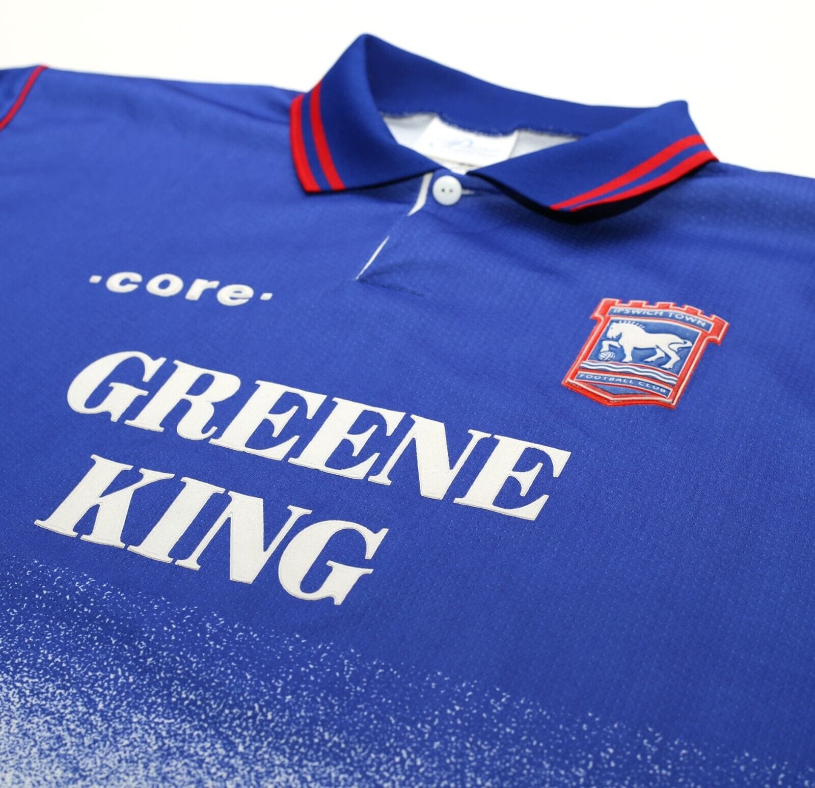1995/97 IPSWICH TOWN Vintage CORE Home Football Shirt Jersey (L/XL)