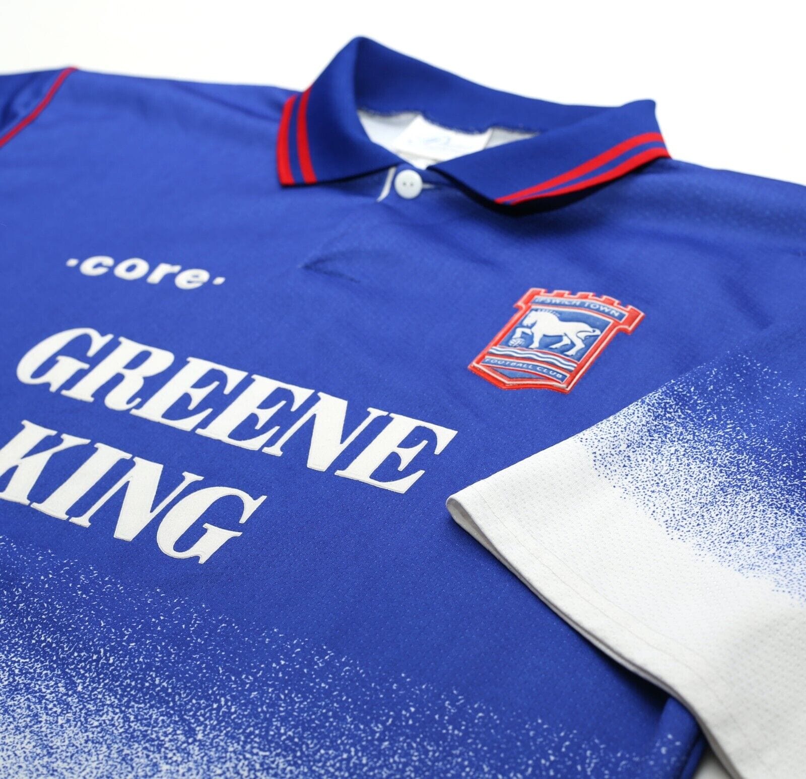 1995/97 IPSWICH TOWN Vintage CORE Home Football Shirt Jersey (L/XL)