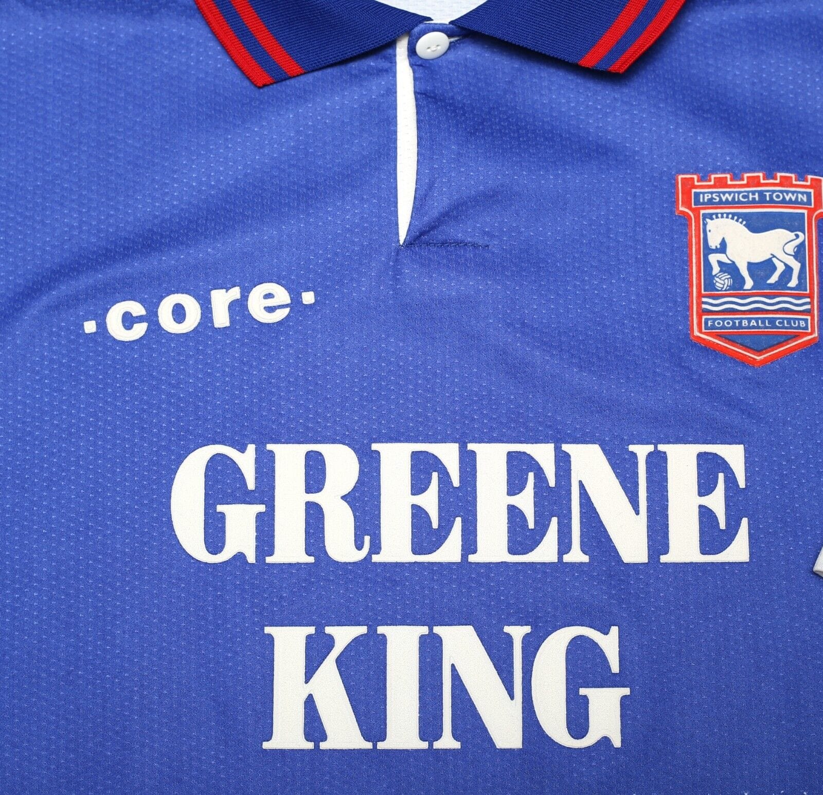 1995/97 IPSWICH TOWN Vintage CORE Home Football Shirt Jersey (L/XL)