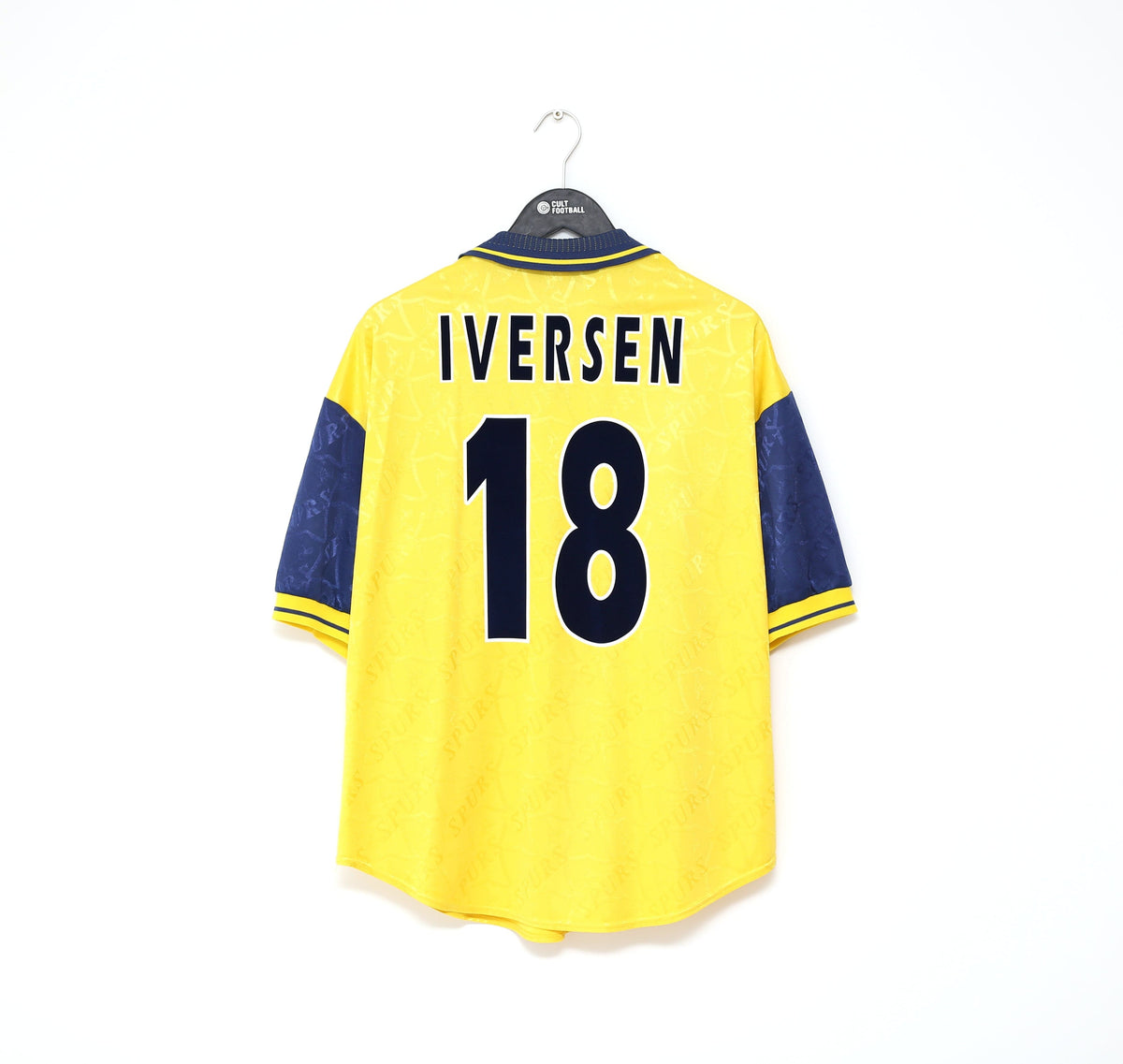 1995/97 IVERSEN #18 Tottenham Hotspur Vintage PONY 3rd Football Shirt (XL)