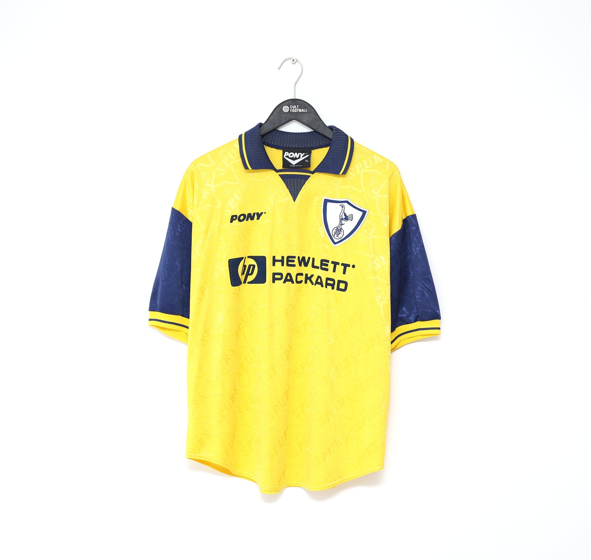1995/97 IVERSEN #18 Tottenham Hotspur Vintage PONY 3rd Football Shirt (XL)