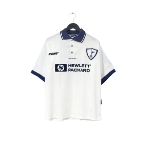 1995/97 Iversen #18 Tottenham Hotspur Vintage PONY Home Football Shirt (L)