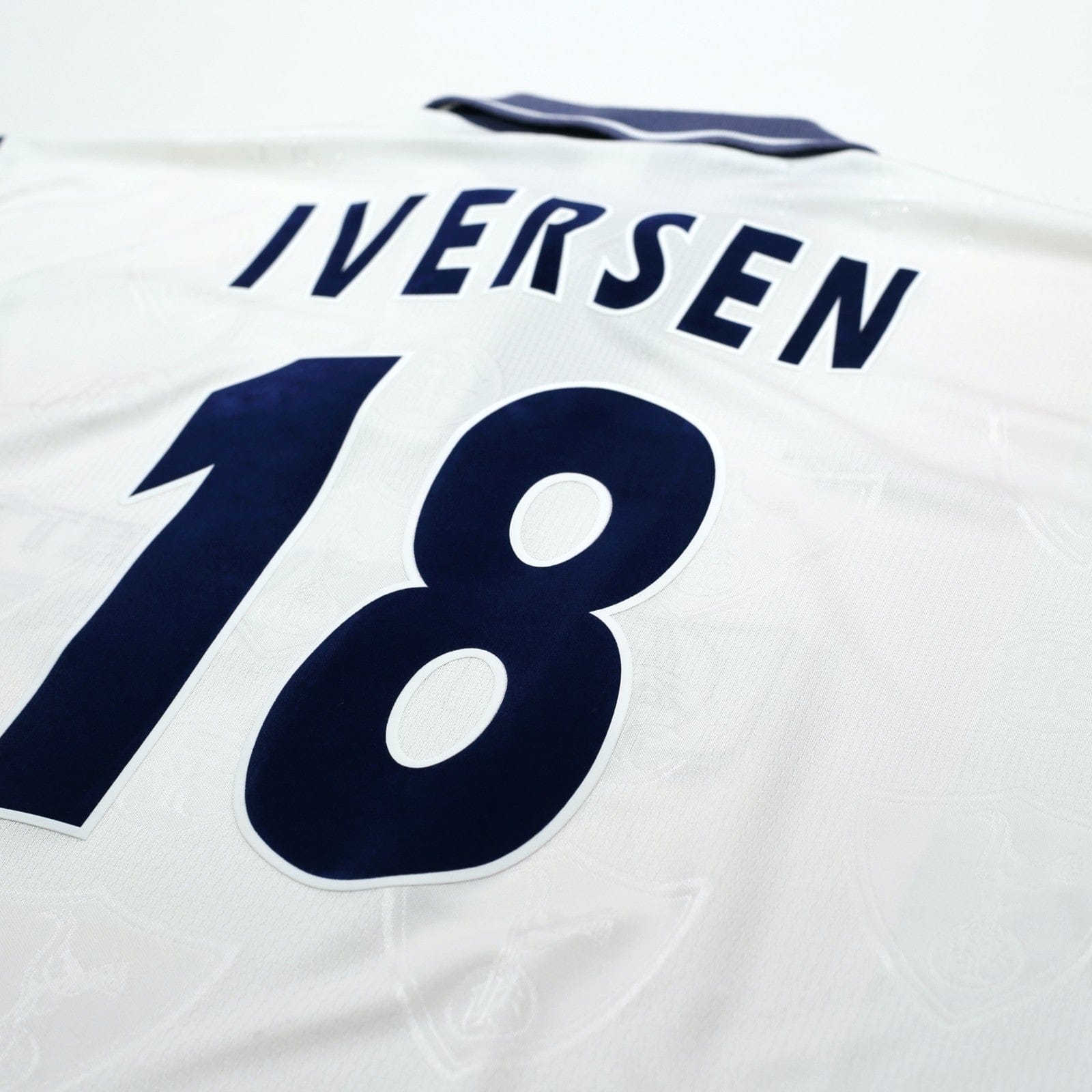 1995/97 Iversen #18 Tottenham Hotspur Vintage PONY Home Football Shirt (L)