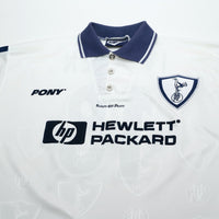 1995/97 Iversen #18 Tottenham Hotspur Vintage PONY Home Football Shirt (L)