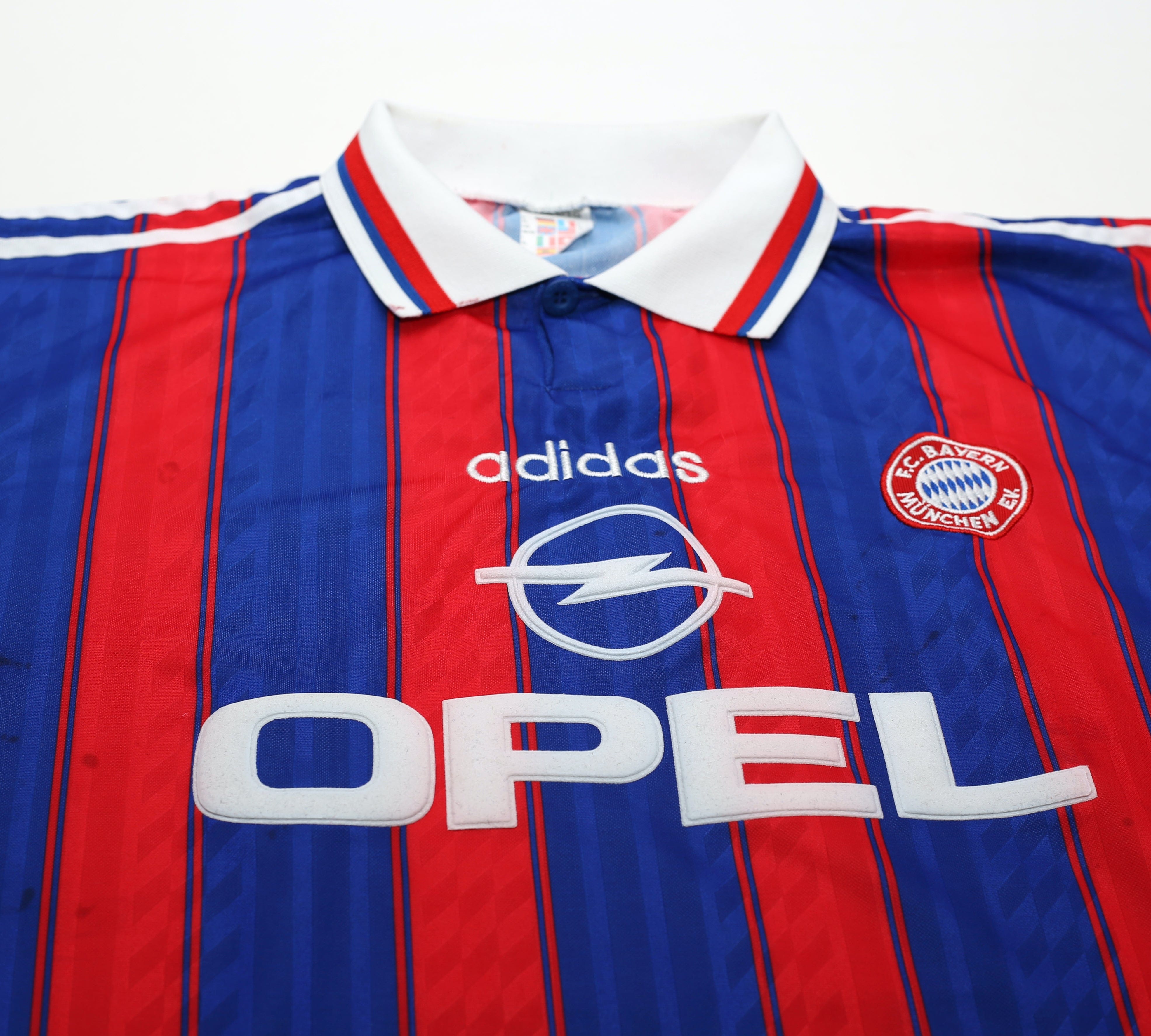 1995/97 MATTHÄUS #10 Bayern Munich Vintage adidas Football Shirt