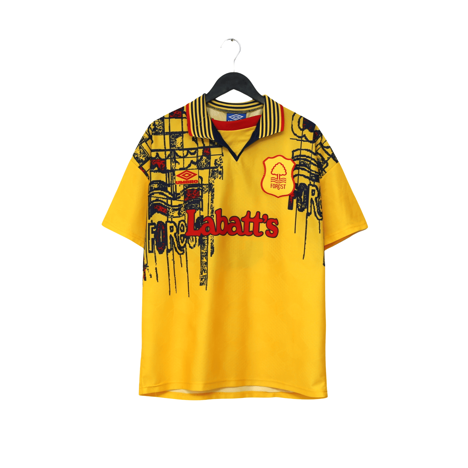 1995/97 Pearce #3 Nottingham Forest Vintage Away Football Shirt (L)