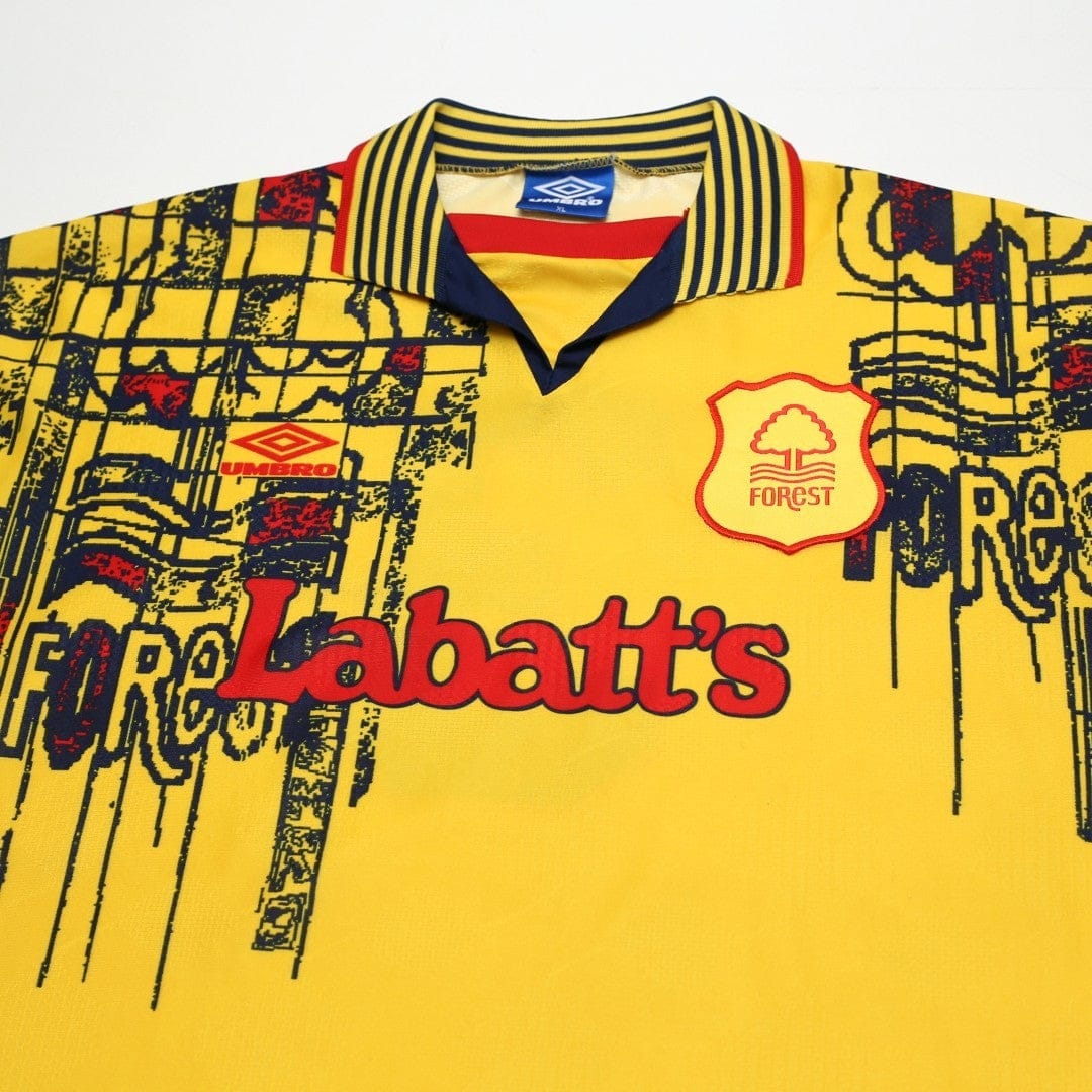 1995/97 Pearce #3 Nottingham Forest Vintage Away Football Shirt (XL)