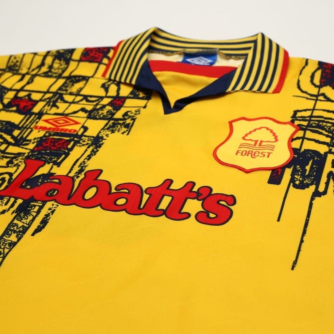 1995/97 Pearce #3 Nottingham Forest Vintage Away Football Shirt (XL)