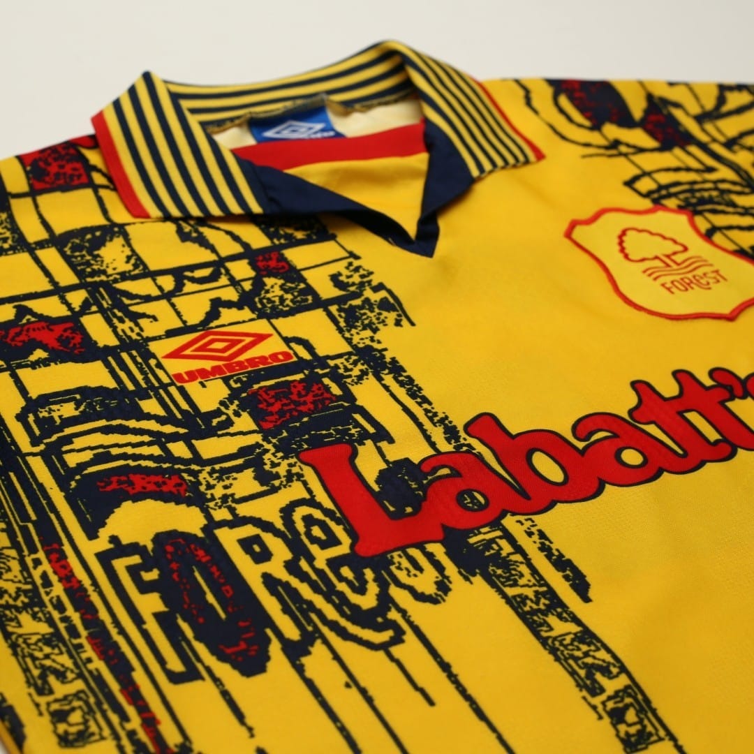 1995/97 Pearce #3 Nottingham Forest Vintage Away Football Shirt (XL)