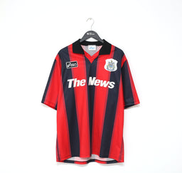 1995/97 PORTSMOUTH Vintage ASICS Away Football Shirt Jersey (XL)