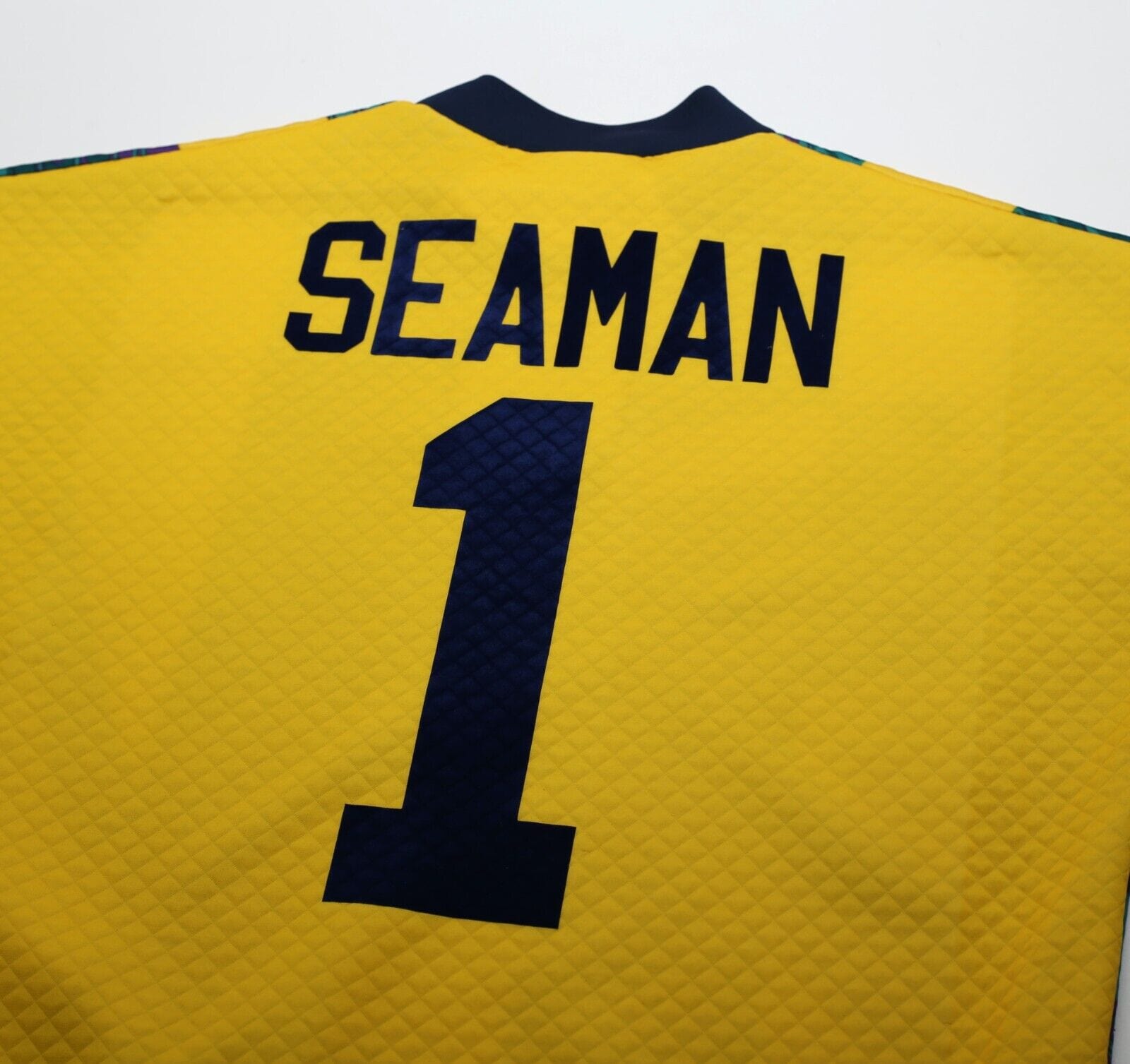 1995/97 Seaman #1 England Vintage Umbro Goalkeeper Football Shirt (M)