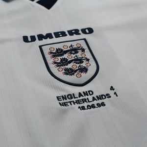1995/97 Shearer #9 England Retro Umbro Football Shirt (L) Euro 96 Netherlands