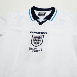1995/97 Shearer #9 England Retro Umbro Football Shirt (L) Euro 96 Netherlands