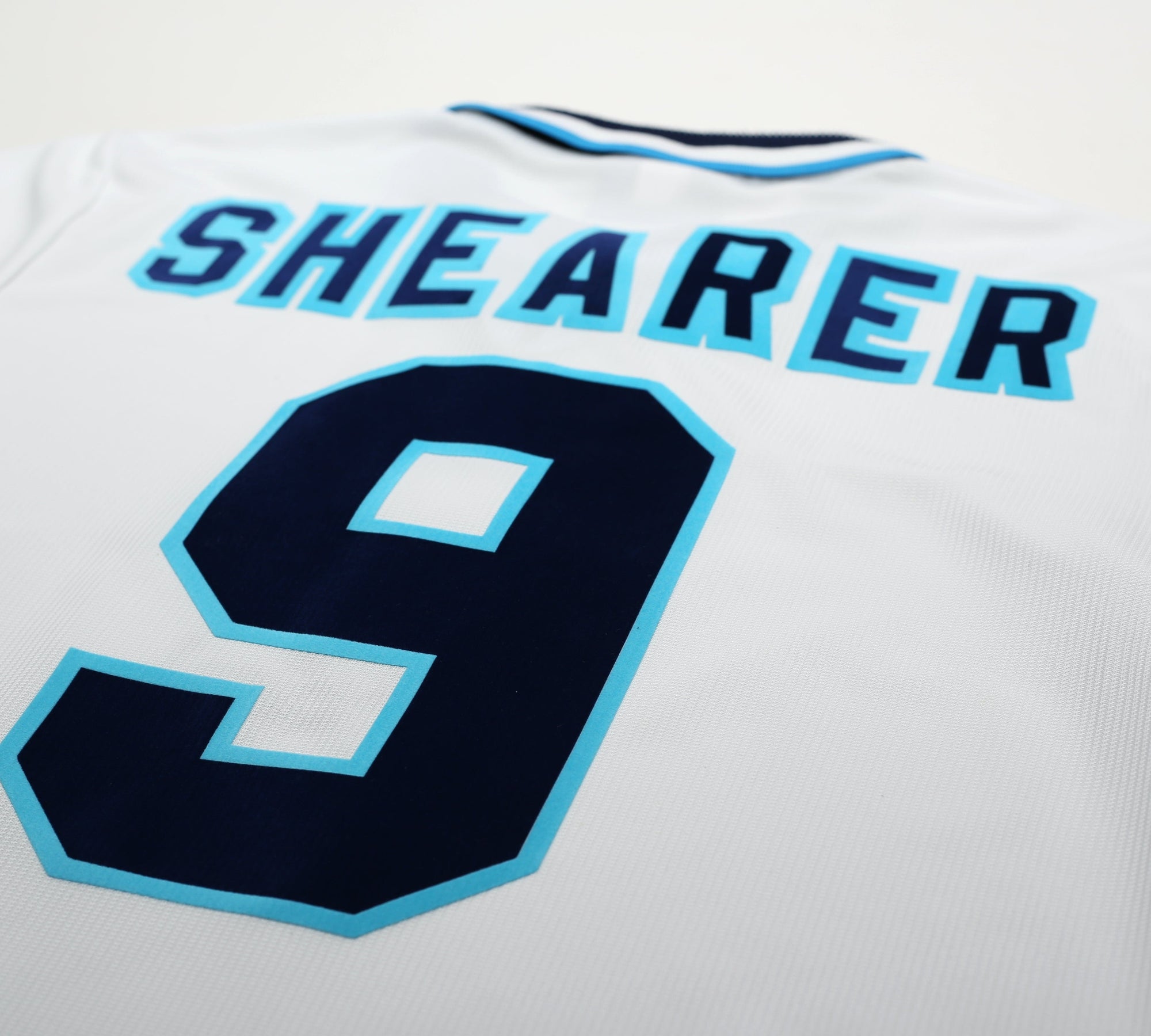 1995/97 SHEARER #9 England Retro Umbro Football Shirt (M) Euro 96 Netherlands