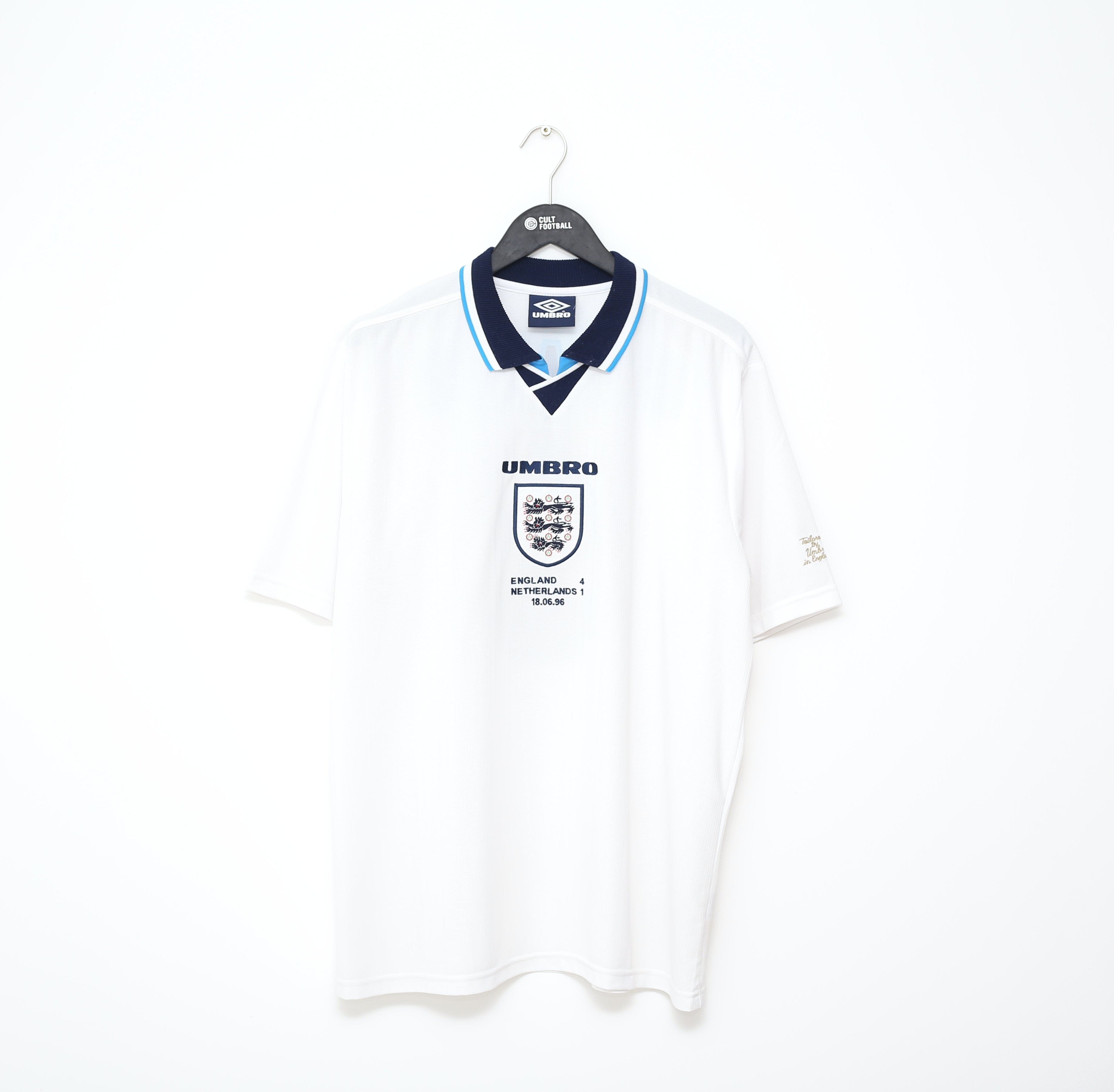 Vintage England Soccer Umbro Jersey Size X-Large