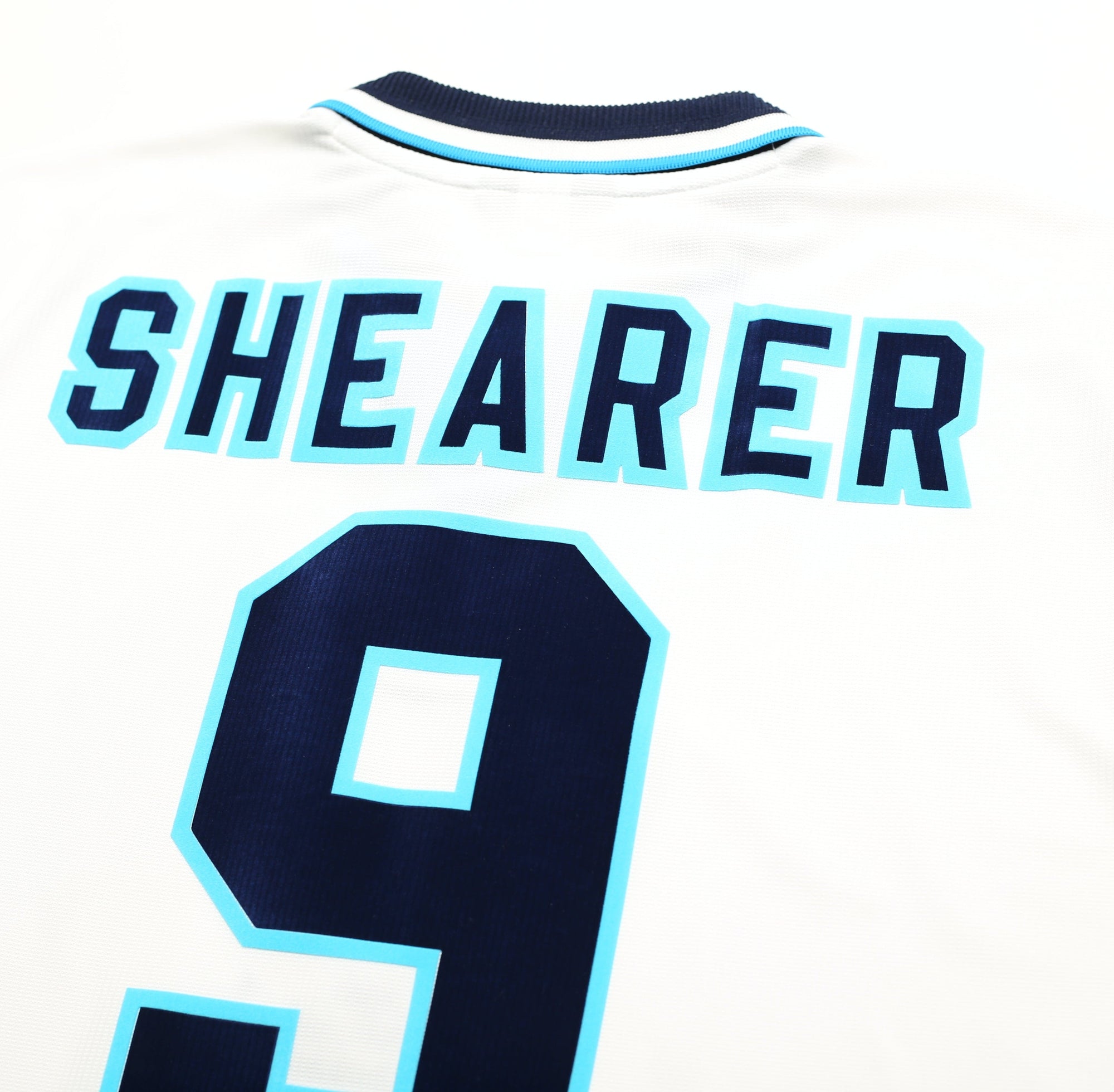 1995/97 SHEARER #9 England Retro Umbro Football Shirt (XL) Euro 96 Netherlands