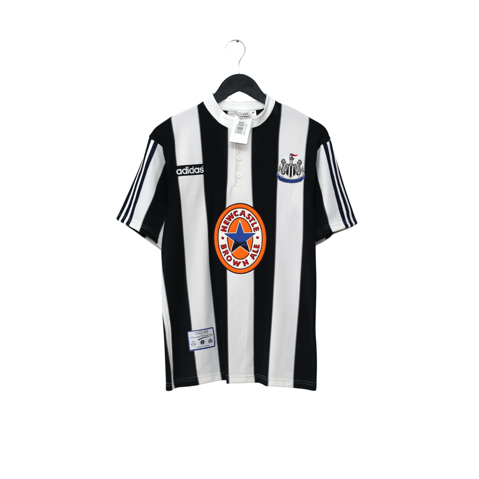 1995/97 Shearer #9 Newcastle United Retro adidas Football Shirt (S) BNWT