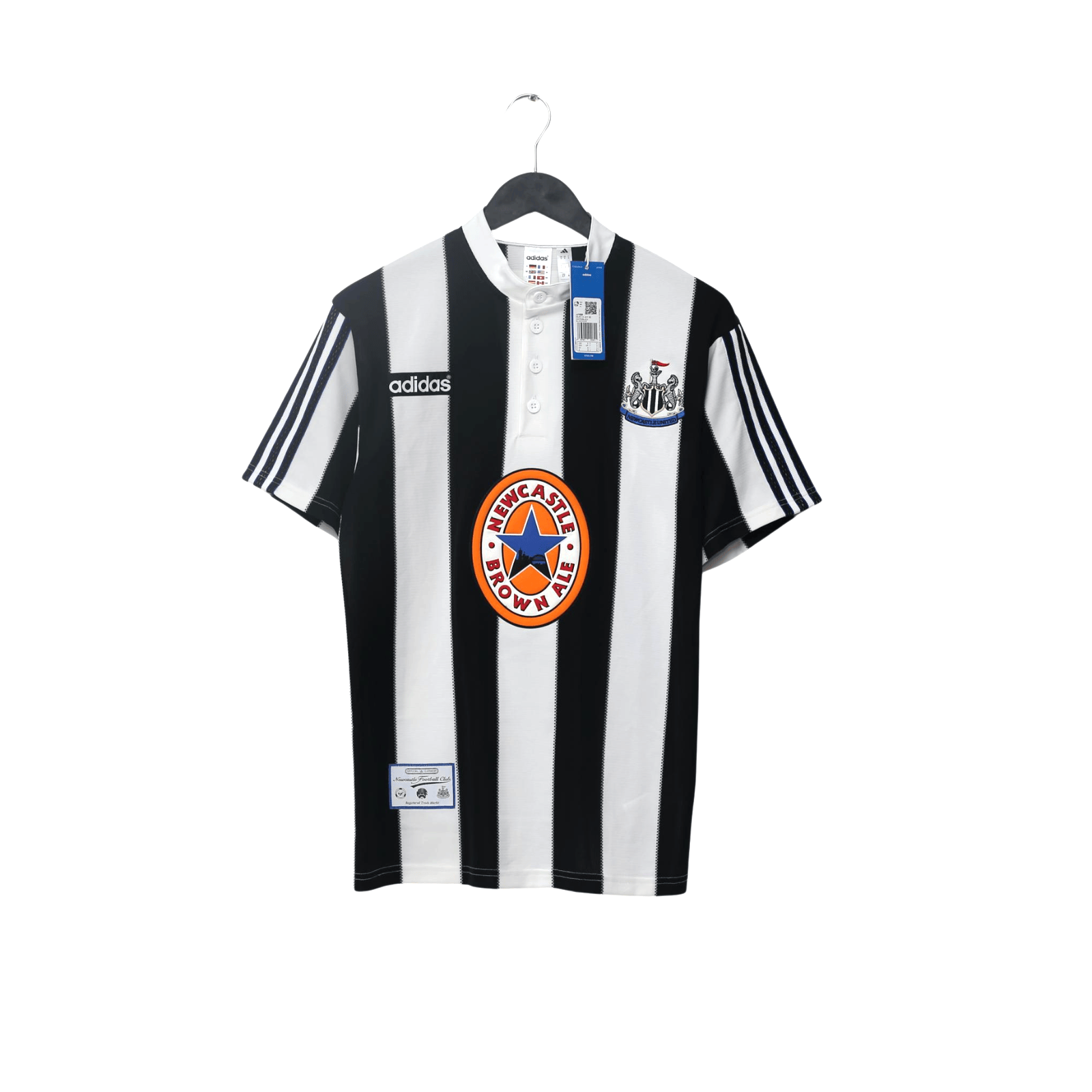 1995/97 Shearer #9 Newcastle United Retro adidas Football Shirt (S) BNWT