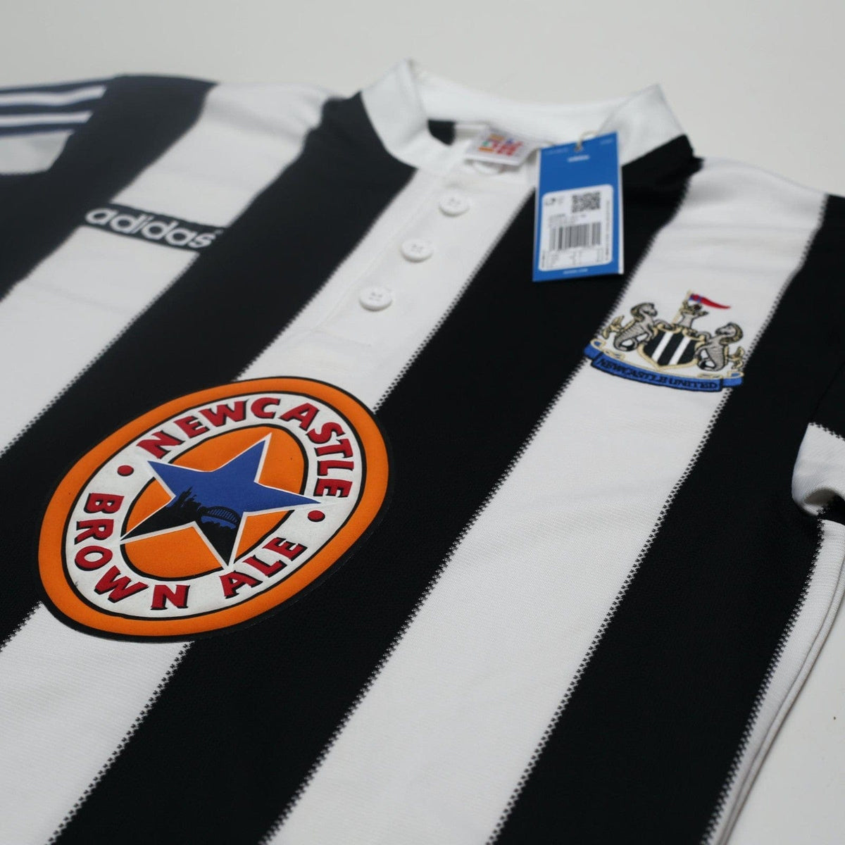 1995/97 Shearer #9 Newcastle United Retro adidas Football Shirt (S) BNWT
