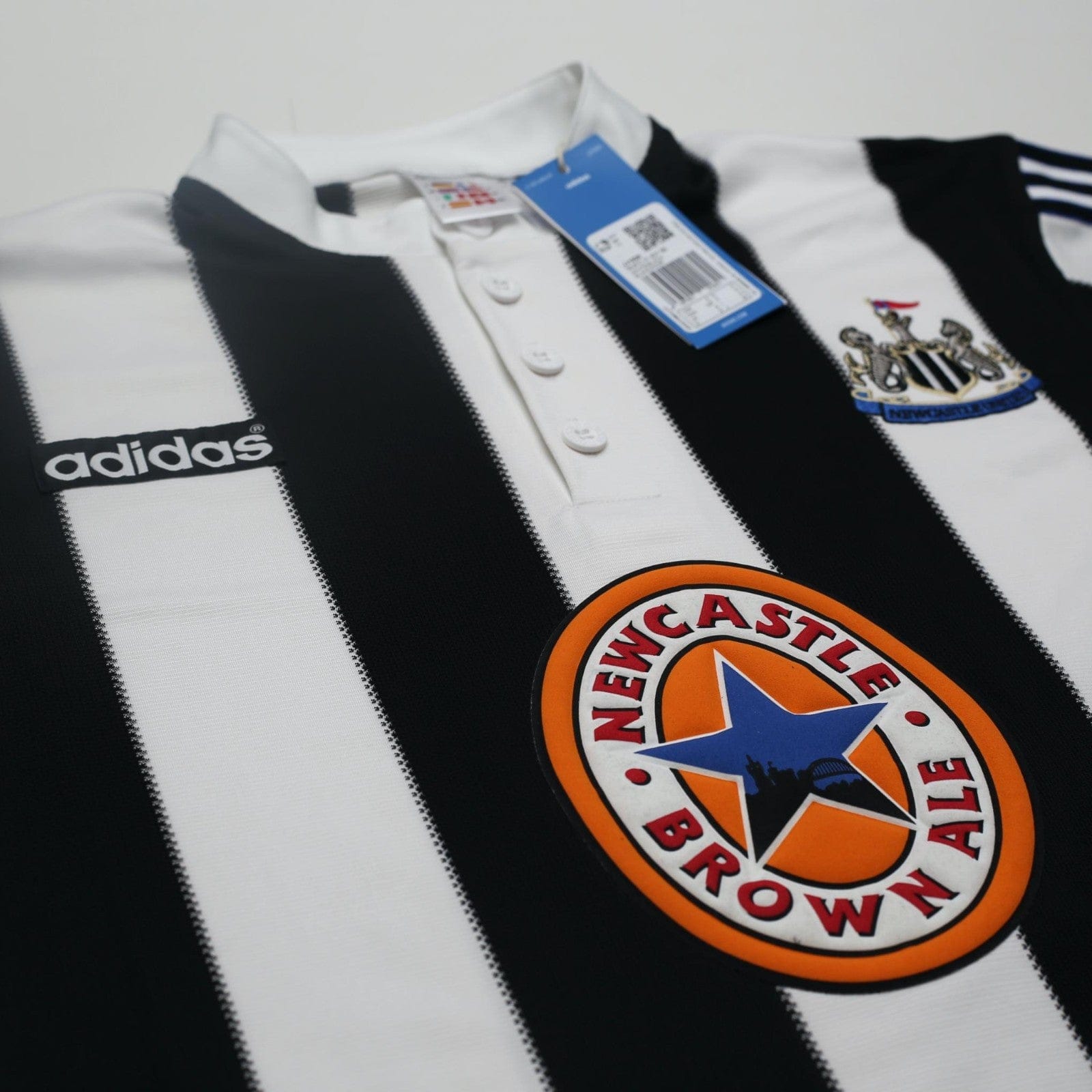 1995/97 Shearer #9 Newcastle United Retro adidas Football Shirt (S) BNWT
