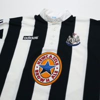1995/97 Shearer #9 Newcastle United Vintage adidas Football Shirt (M)