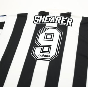 1995/97 SHEARER #9 Newcastle United Vintage adidas Home Football Shirt (XXL)