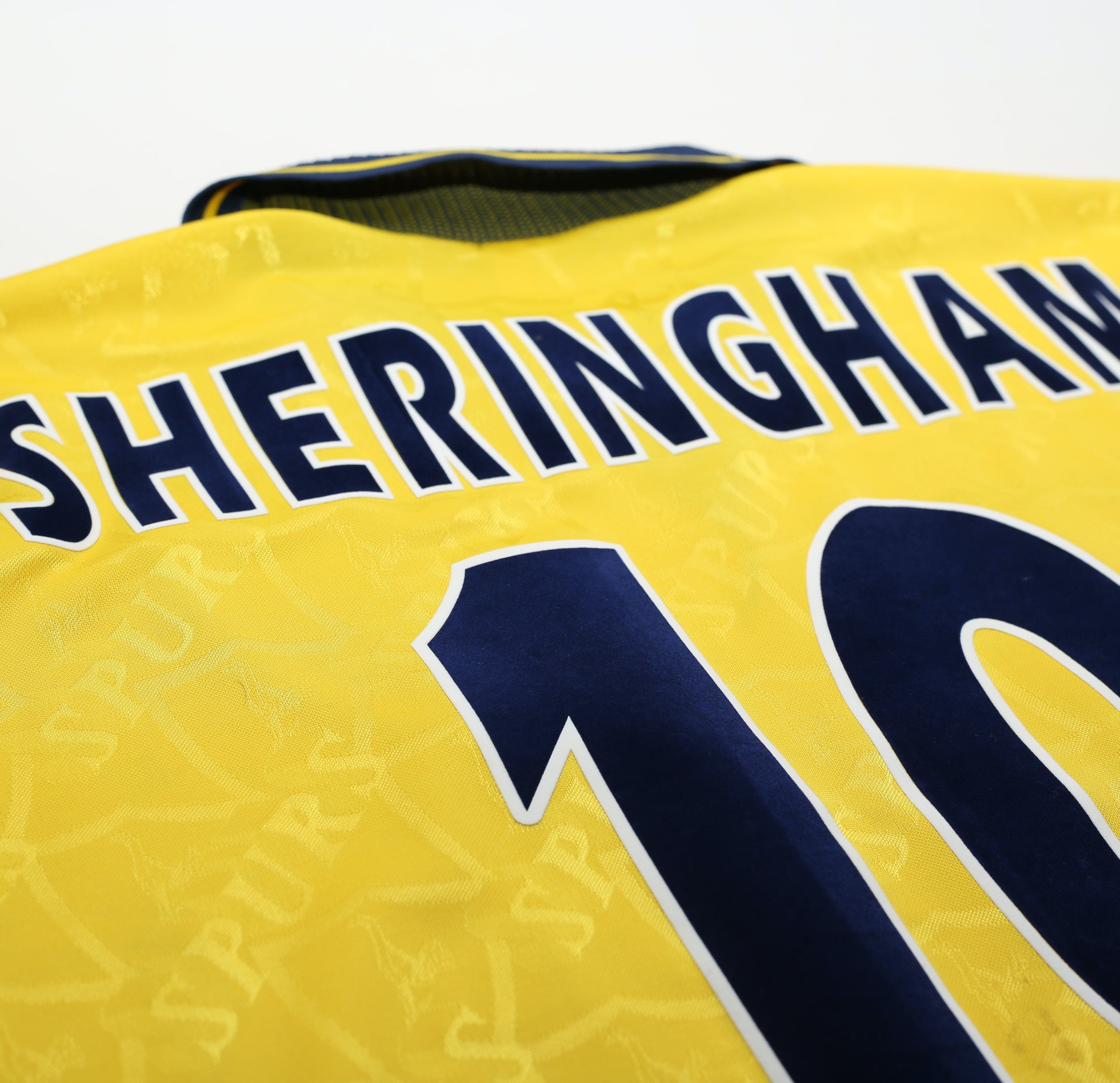 Tottenham Hotspur/Spurs Away Football Shirt, Yellow/Pony, 1995/1996/1997 - Retro Tottenham Hotspur/Spurs Away Football Shirt, Yellow/Pony, 1995/1996/1997 - Retro