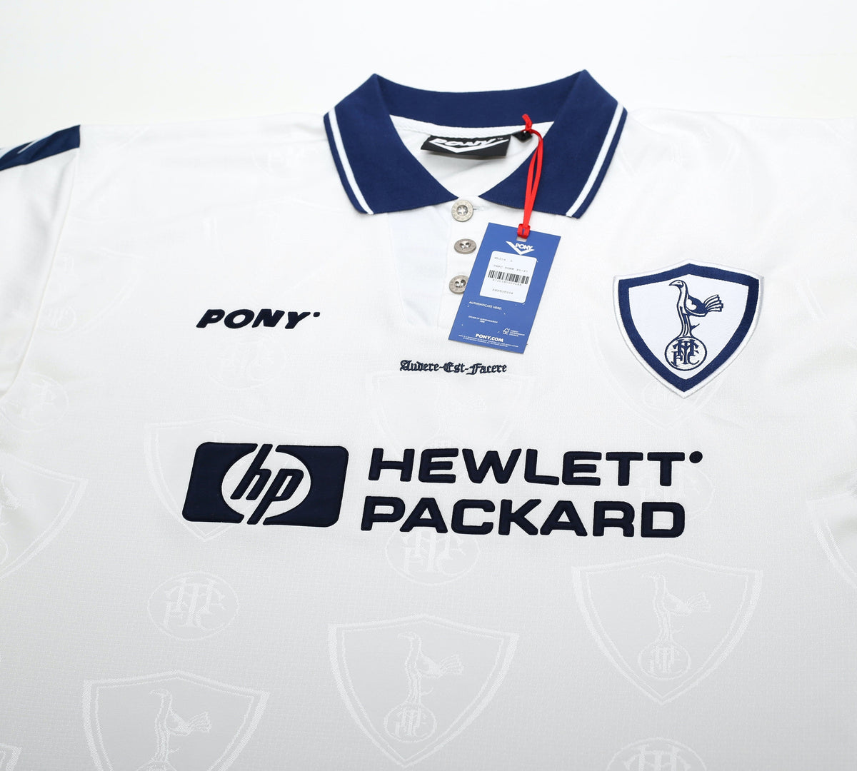 1995/97 TOTTENHAM HOTSPUR Retro PONY Home Football Shirt