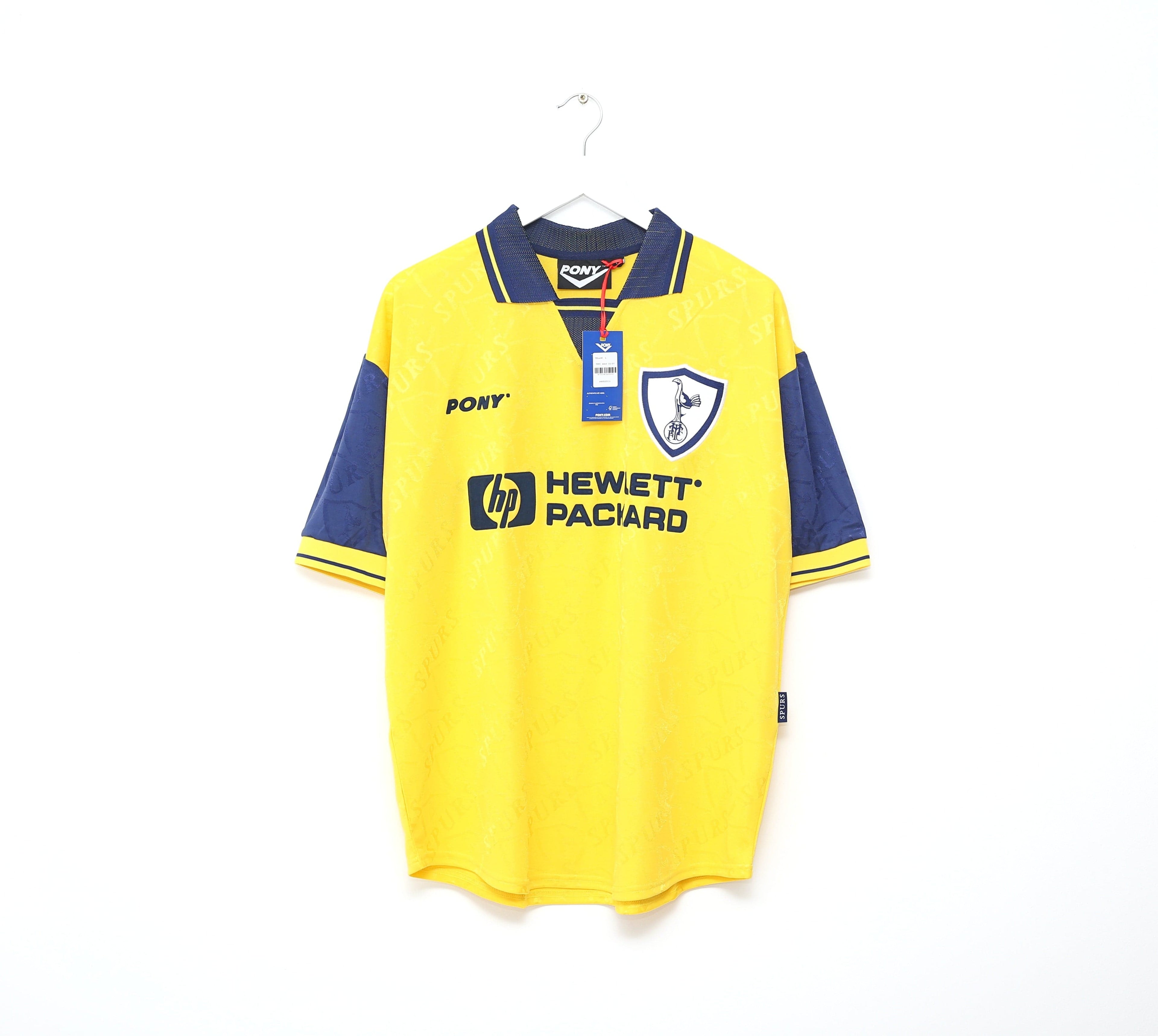1995/97 TOTTENHAM HOTSPUR Retro PONY Reissue Home Football Shirt