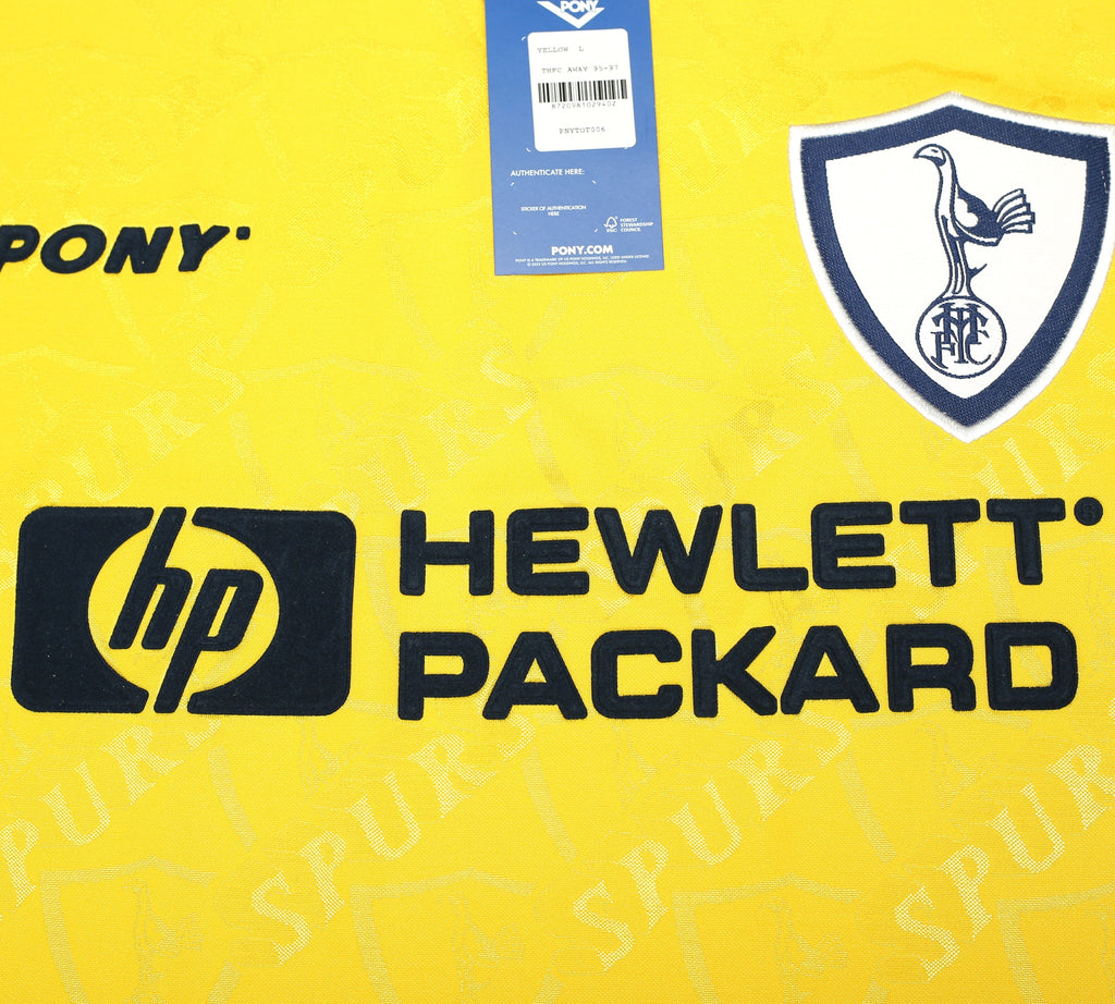 1995/97 TOTTENHAM HOTSPUR Retro PONY Reissue Away Football Shirt