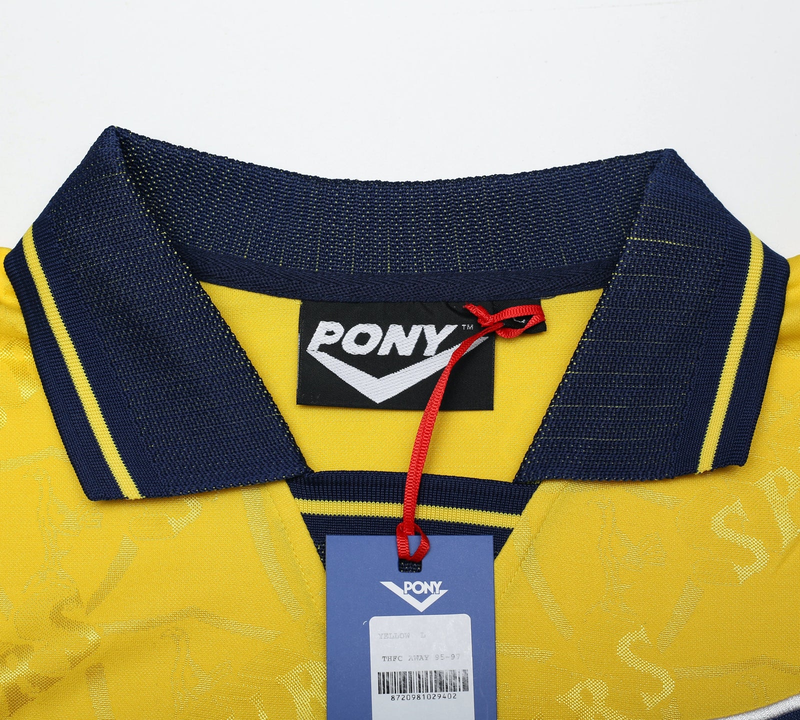 1995/97 TOTTENHAM HOTSPUR Retro PONY Reissue Away Football Shirt