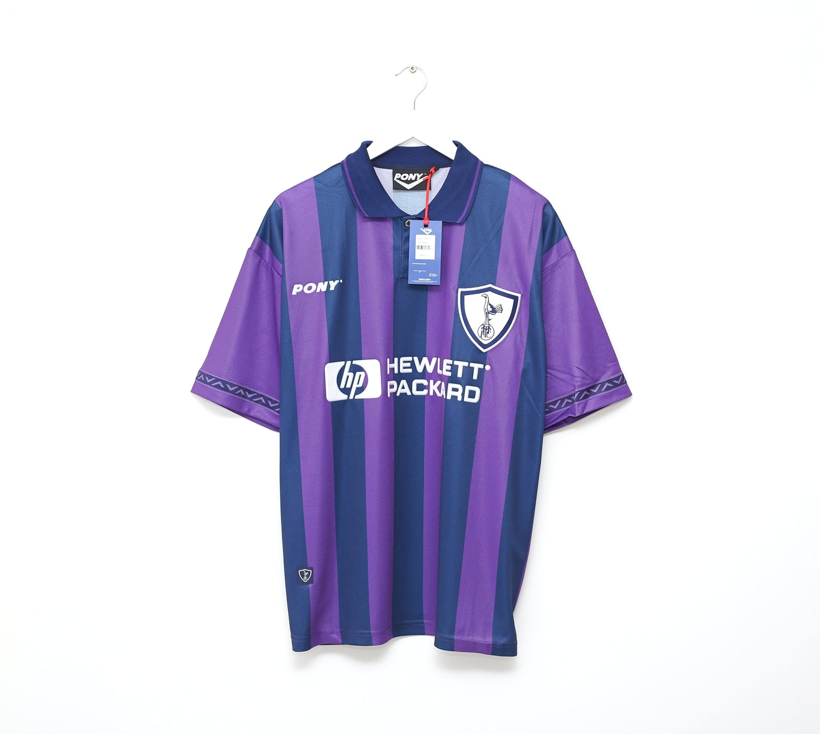 1995/97 TOTTENHAM HOTSPUR Retro PONY Reissue Away Football Shirt